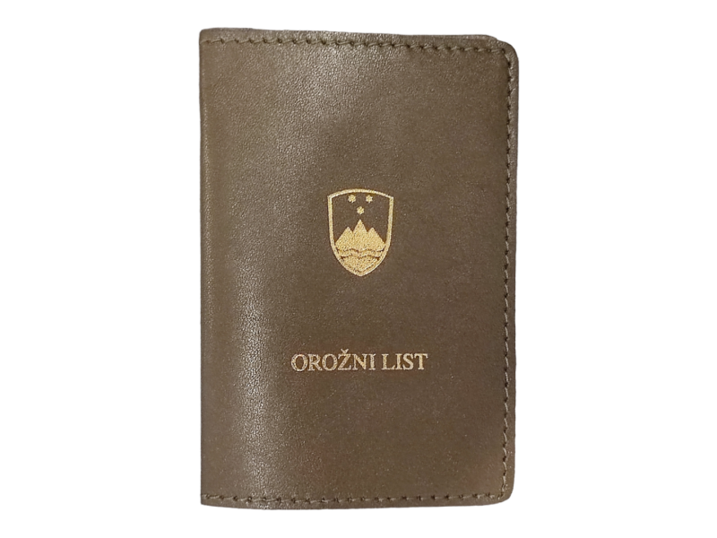 Etui za orožni list - rjav