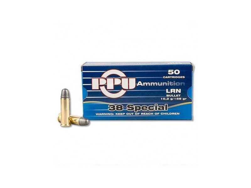 Naboj PPU 38 Special LRN - 10,2g/158gr