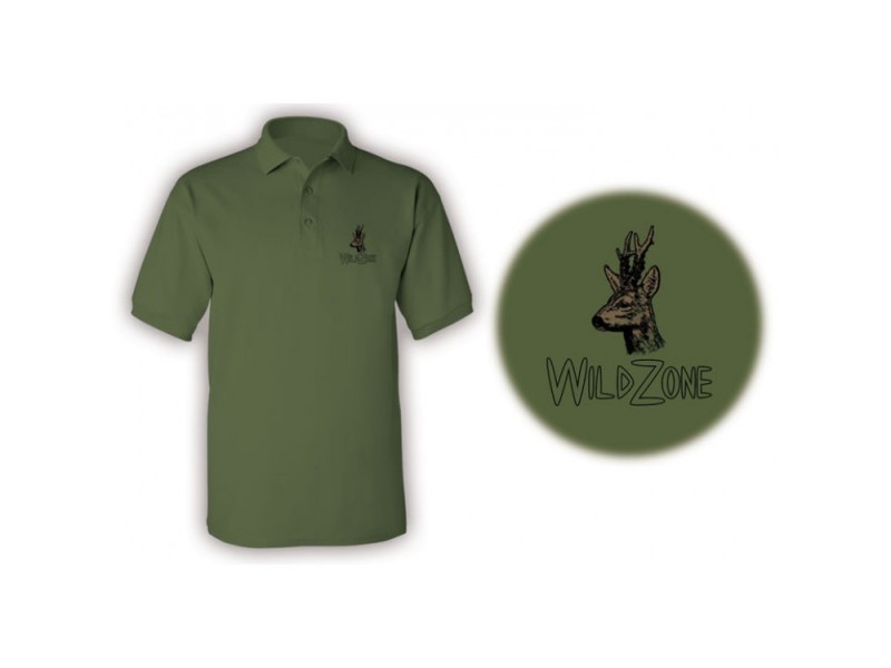 Polo Kurzarmshirt WZ Rehbock - grün