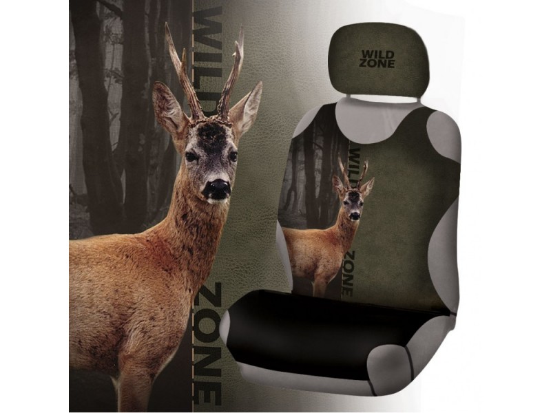 Car seat covers WZ Roe deer bust - pair