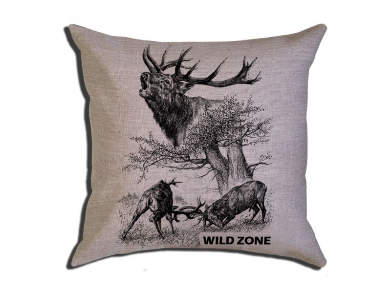 Classic Land Cushion Roe Deer Retro - 40x40 cm