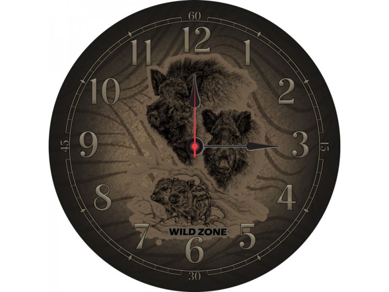 Wall clock WZ Wild boar large - 30x30 cm