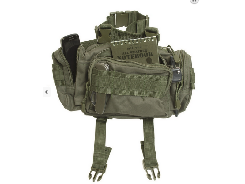 Modular MOLLE waist bag green