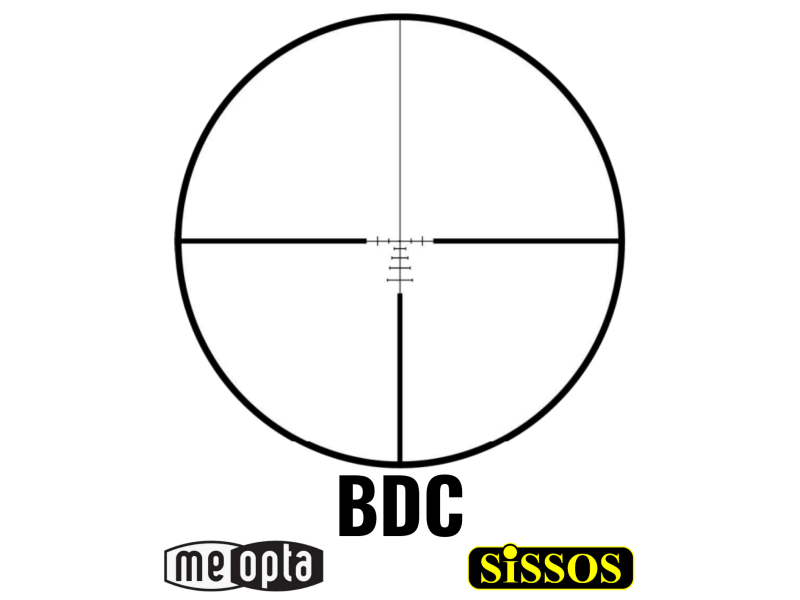 Riflescope MEOPTA Optika6 2,5-15x44 RD SFP  BDC DICHRO