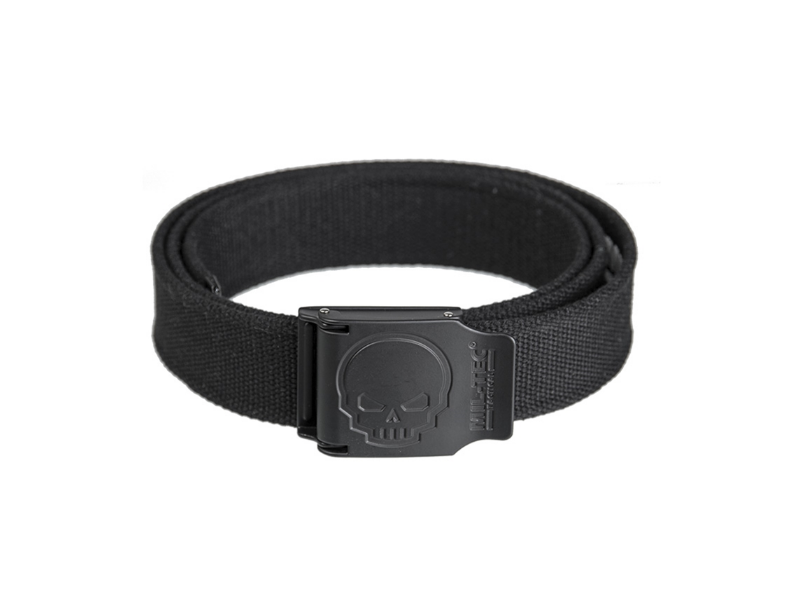 BLACK 40MM BELT SKULL