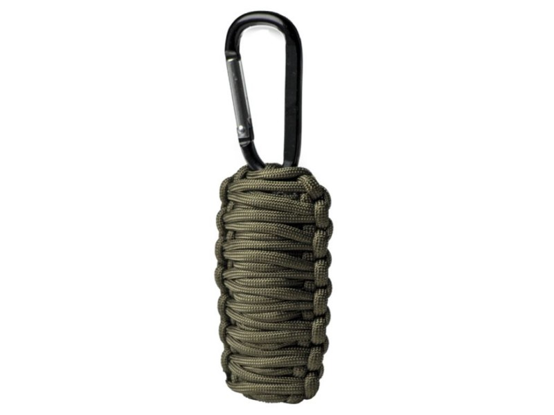 BLACK PARACORD SURVIVAL KIT LARGE