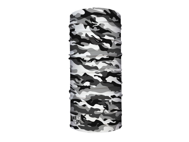 Obrazni šal Snow Military Camo