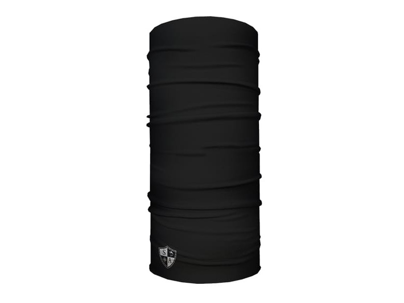 Face Scarf Solid Black - black