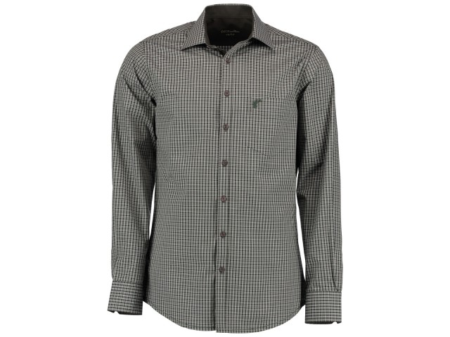 Lovska srajca ORBIS Zelena Slim Fit