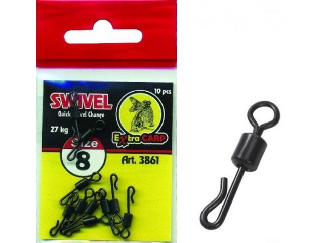 Girelle quick change EXTRA CARP Swivel - n.8