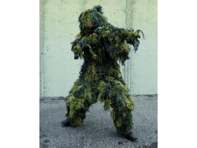 Maskirna obleka MILTEC Ghillie digital woodland - antifire