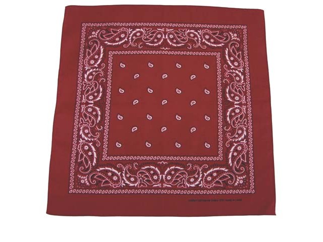 Ruta 55x55cm western bordo