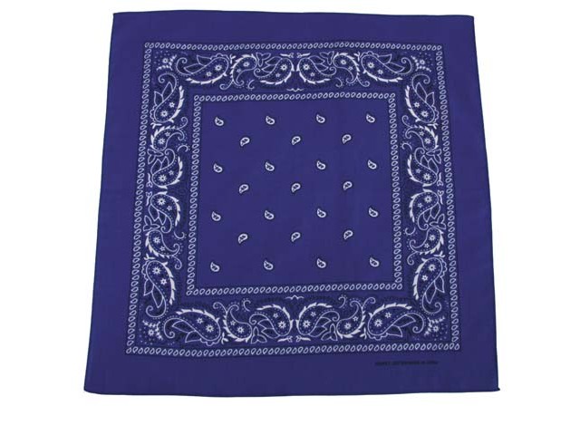 Foulard 55x55cm western navy