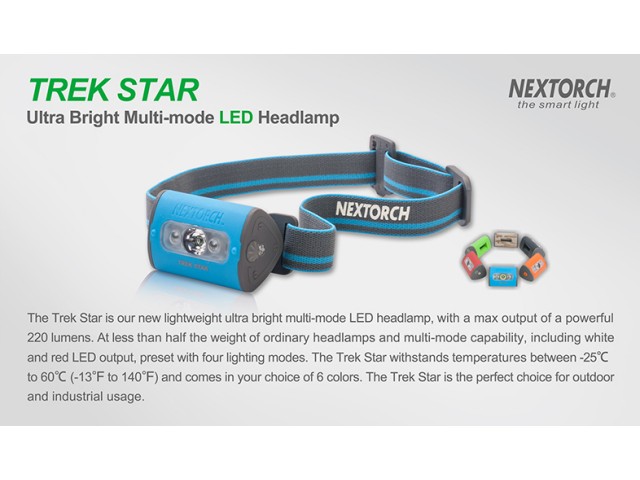 Head lamp NEXTORCH - blue