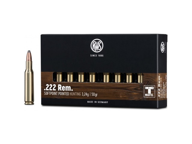 Proiettile RWS .222Rem TM 3.24g
