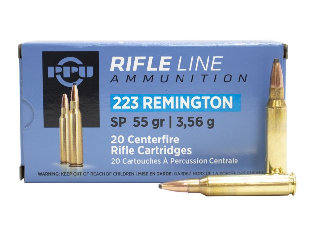 Munizioni PPU .223 Rem. SP  3.56 g