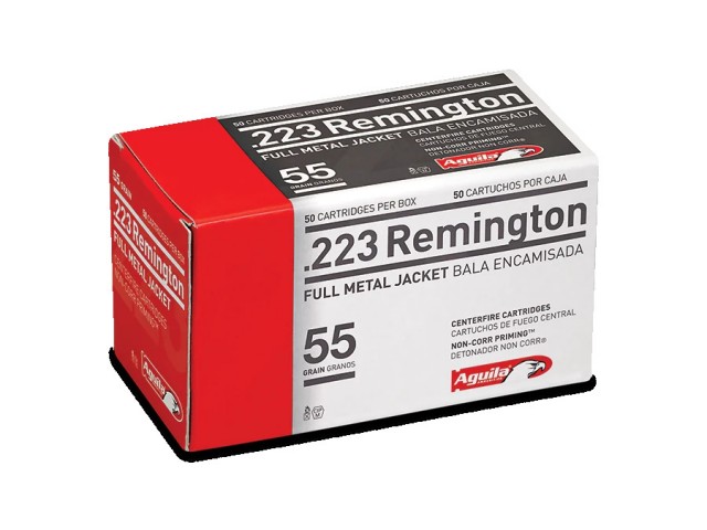 AGUILA 223 Rem FMJ Cartridge - 50 pcs