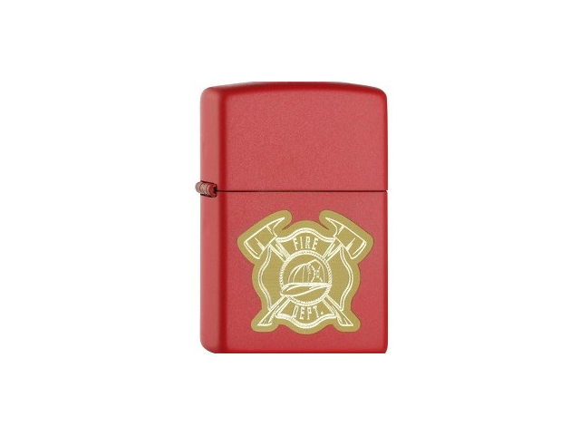 Zippo 233 Volunteer firefighter - rdeč GASILEC