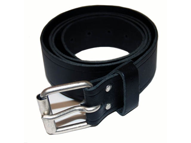 Leder Gürtel SCHWARZ