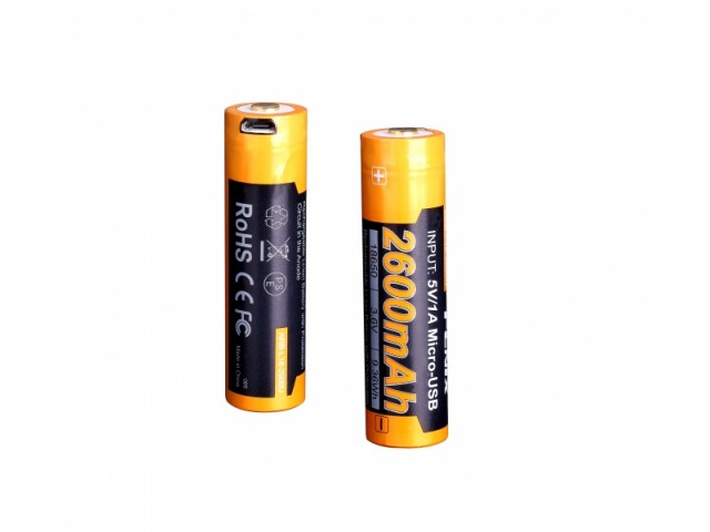 Polnilna baterija FENIX 18650 ARB-L18 2600U - Micro USB