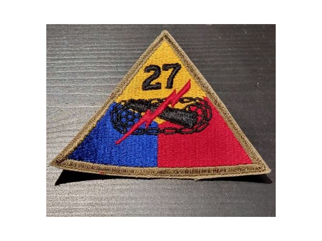 Našitek WW2 - US 27th ARMORED DIVISION (oklepna divizija)
