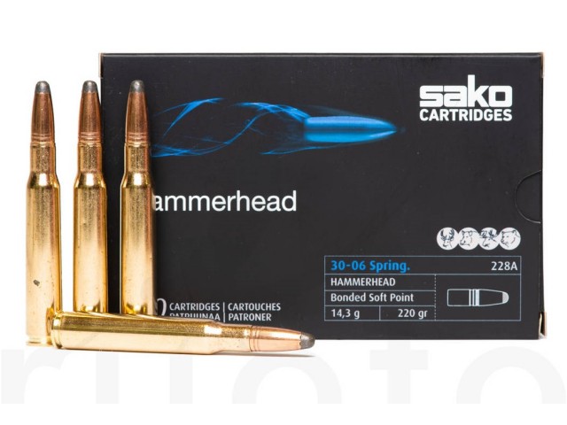 Cartuccia SAKO Hammerhead 30-06 14,3g/220gr