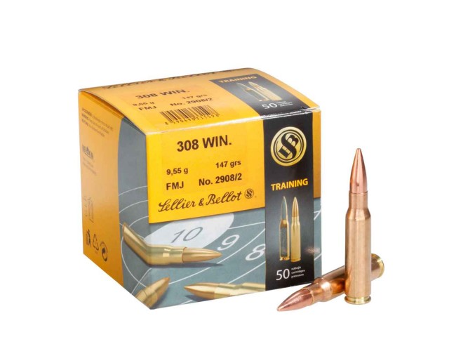 Patrone S&B 308 WIN FMJ 9,55g - (50)