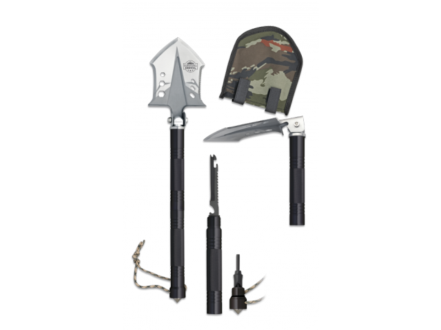 ALBAINOX Alien Tactical Shovel - Shovel/Saw/Firestarter/Whistle