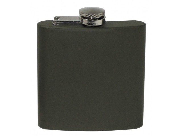 Steel Flask, stainless steel, OD green, 170 ml