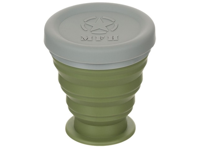 Zložljiv kozarec iz silikona MFH Folding cup - zelen