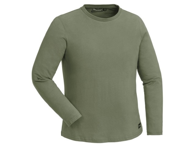 Women's sweater PINEWOOD PEACHED long sleeve - green