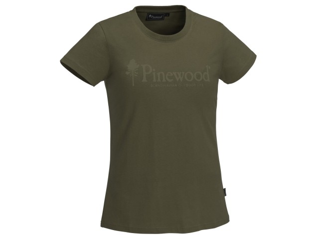 Ženska kratka majica PINEWOOD  outdoor life - olivno zelena