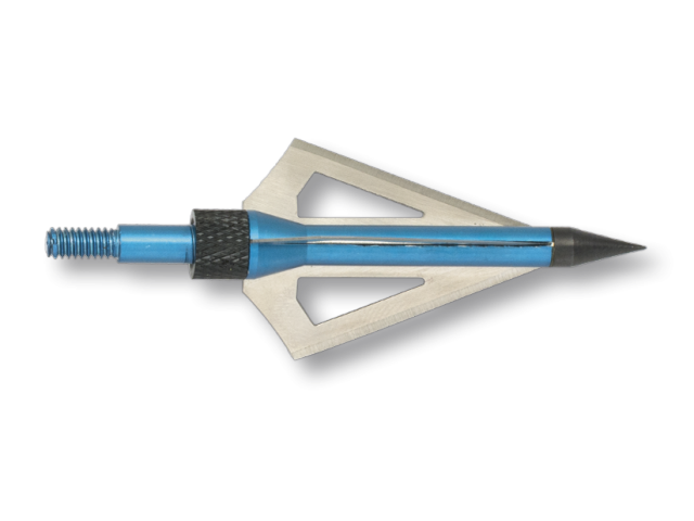 Punta da caccia per frecce con filetto ALBAINOX Blue Arrowhead - 3 pezzi