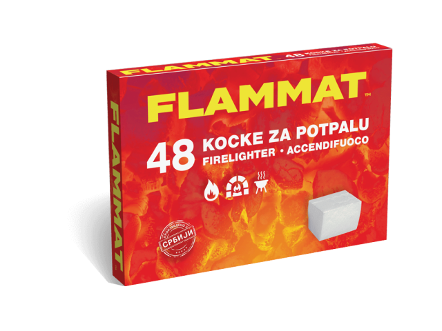 Kocke za podžig FLAMMAT - 48 kock kerozin