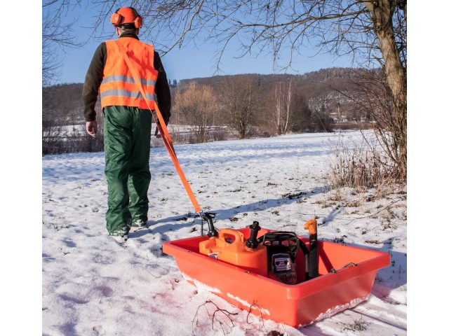 Vučna uže EUROHUNT Straptub - narančasta