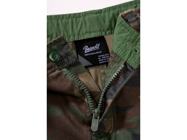 Kinder Militärshorts BRADNDIT Urban Legends Woodland