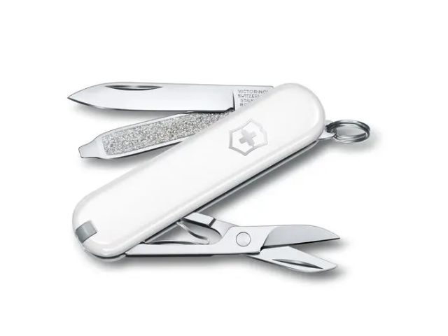 Žepni nož VICTORINOX Classic SD 0.6223.28G - bela