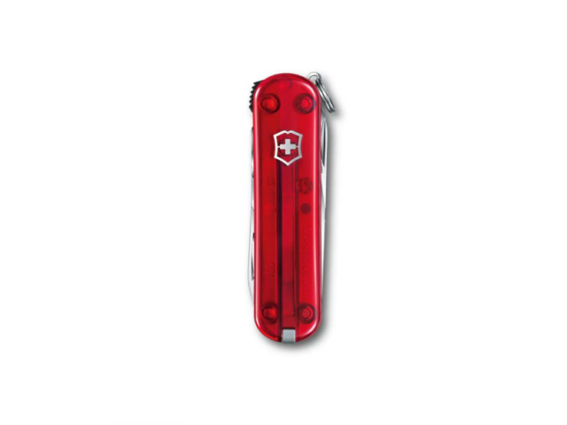 Žepni nož VICTORINOX Nail Clip 580 0.6463.T, rubin