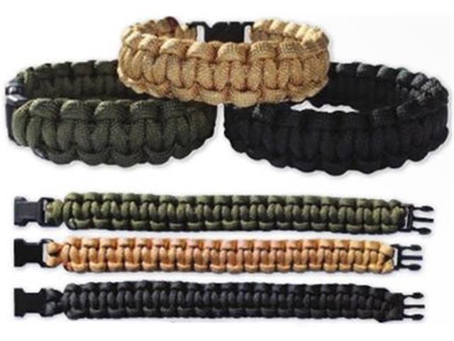 Zapestnica Paracord 22 mm črna