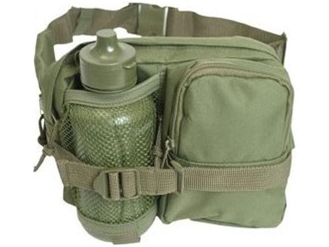 Borsa per cintura + bottiglia verde