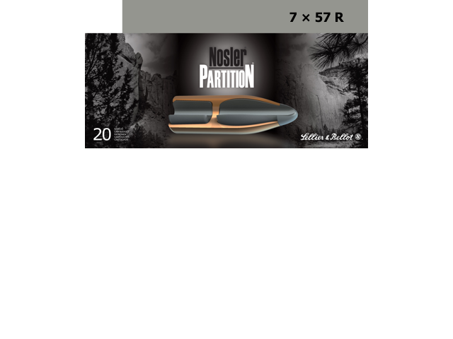Naboj S&B 7x57R 11,35g NSR - Nosler Partition