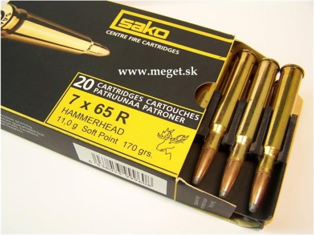 Naboj SAKO 7x65R Hammerhead SP 11 g EN