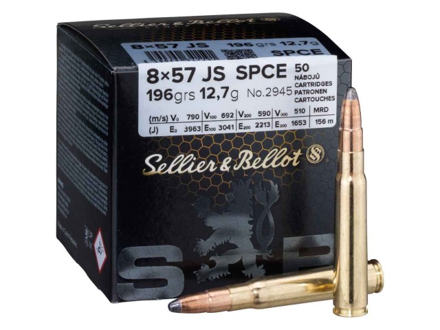 Naboj SELLIER&BELLOT 8x57 JS SPCE - 12,7g (50kom)