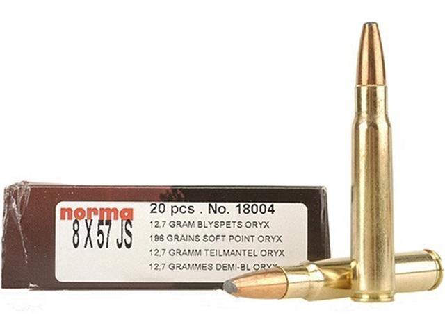 Naboj NORMA 8X57 JS  ORYX 12.7g