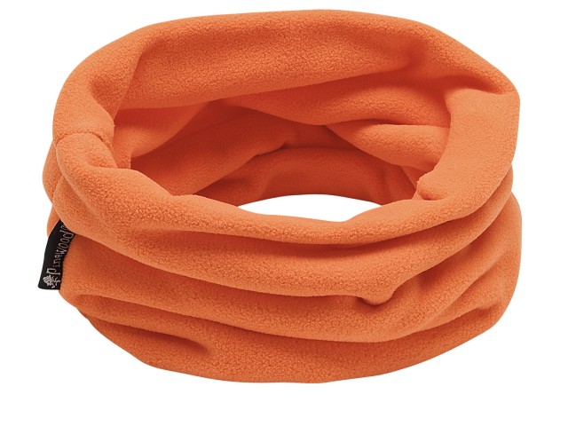 Sciarpa multifunzione arancione in pile Pinewood