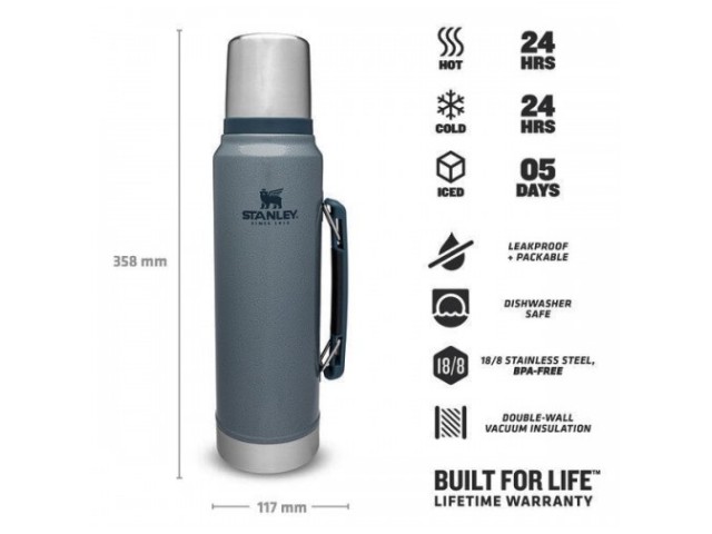 Thermos STANLEY Classic Legendary 1,0 l - verde