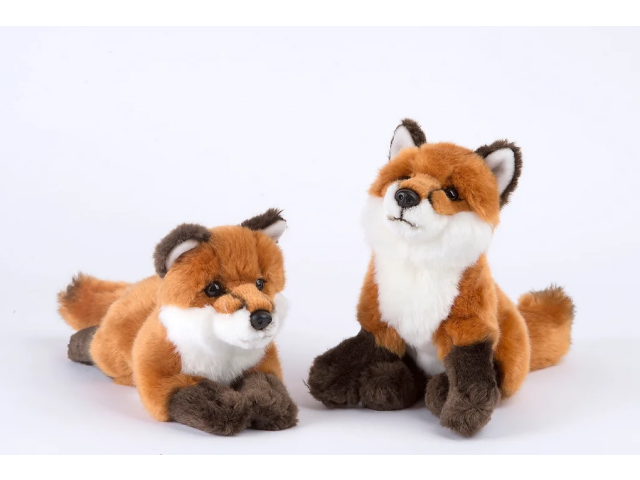 Giocattolo di peluche VOLPE sdraiata - 28 cm
