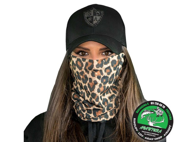 SA Cheetah face scarf