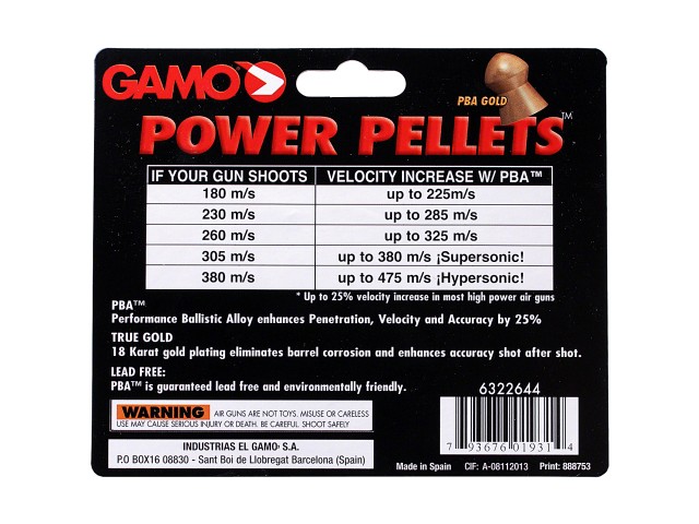 Diabole 4,5 GAMO Power pellets