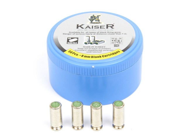 KAISER 8mm P.A.K. - (50 kos)